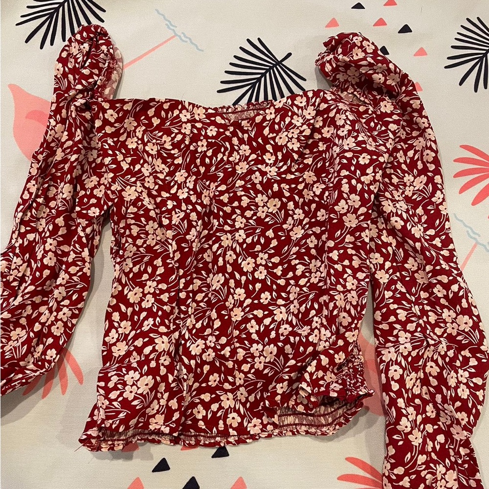 NWOT Reformation Reign Top Flower Girl - Picture 5 of 6